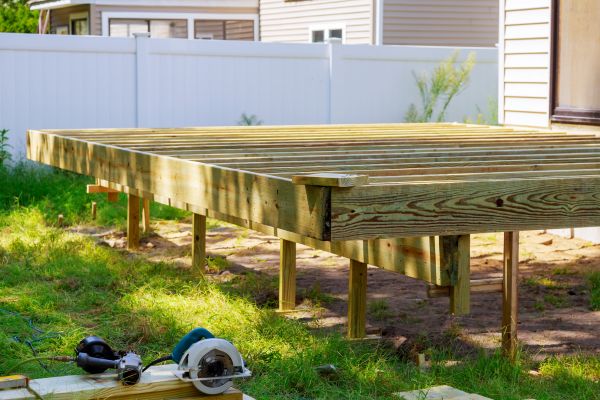 Elevated Deck Installation in Westfield