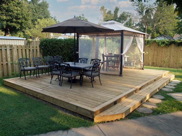 Backyard Deck Installation in Westfield