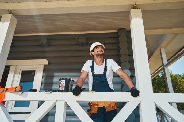 Porch Ceiling Construction in Westfield