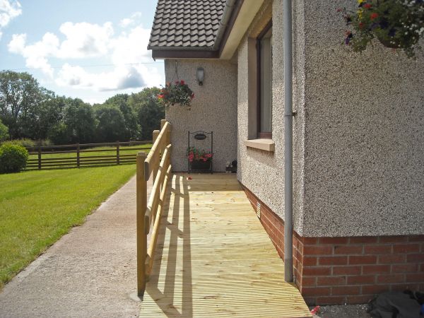 Hardwood Ramp Installation in Westfield