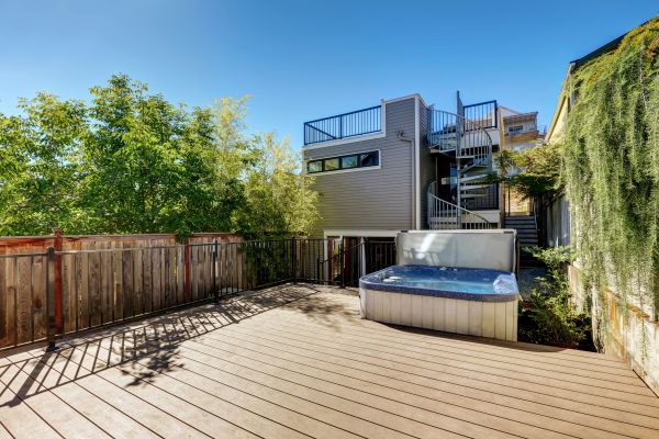Hot Tub Deck Installation in Westfield